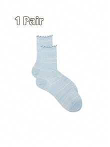 1/3 Packungen Damen Knöchelsocken in verschiedenen Farben, atmungsaktiv mit Rüschenbündchen, gemütlich im Cottagecore-Stil für Zuhause, Loungewear und lässigen Alltag - Verschiedenfarbig - Übersicht 20