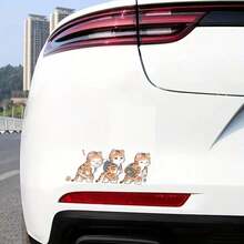 Cute Cat Stickers, Suitable For Cars And Motorcycles - Add Fun And Creative Decoration To Your Beloved Vehicle - Decorative Stickers - View 5