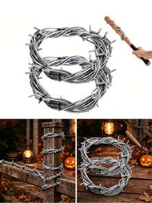 Realistic Wire Mesh, Halloween Plastic Wire Mesh Decorative Prop, Western Style Halloween Christmas Party Decoration - View 8