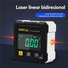 Medidor de Ángulo Digital Magnético de 4 Lados WPD con Láser, Digital - negro - Ver 5
