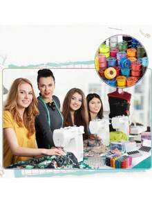 20 piezas/50 piezas/100 piezas Carretes de bobina pre-enrollados para máquina de coser, hilo de bobina para máquina de coser, bobina de costura mini simple, color aleatorio - Multicolor - Ver 7