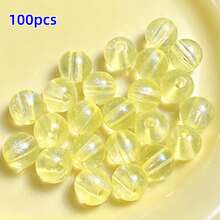 100顆 10mm 壓克力多色美人魚珠－幻彩圓形散珠，適用於DIY手鍊、項鍊與鑰匙圈珠寶製作，激發手工設計靈感 - 彩色 - 查看 11