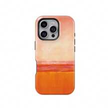 Mark Rothko Phone Case Abstract Modern Art Protective Phone Case Compatible With IPhone 17 16 15 14 Pro Max Plus 13 12 11 - Orange - View 1