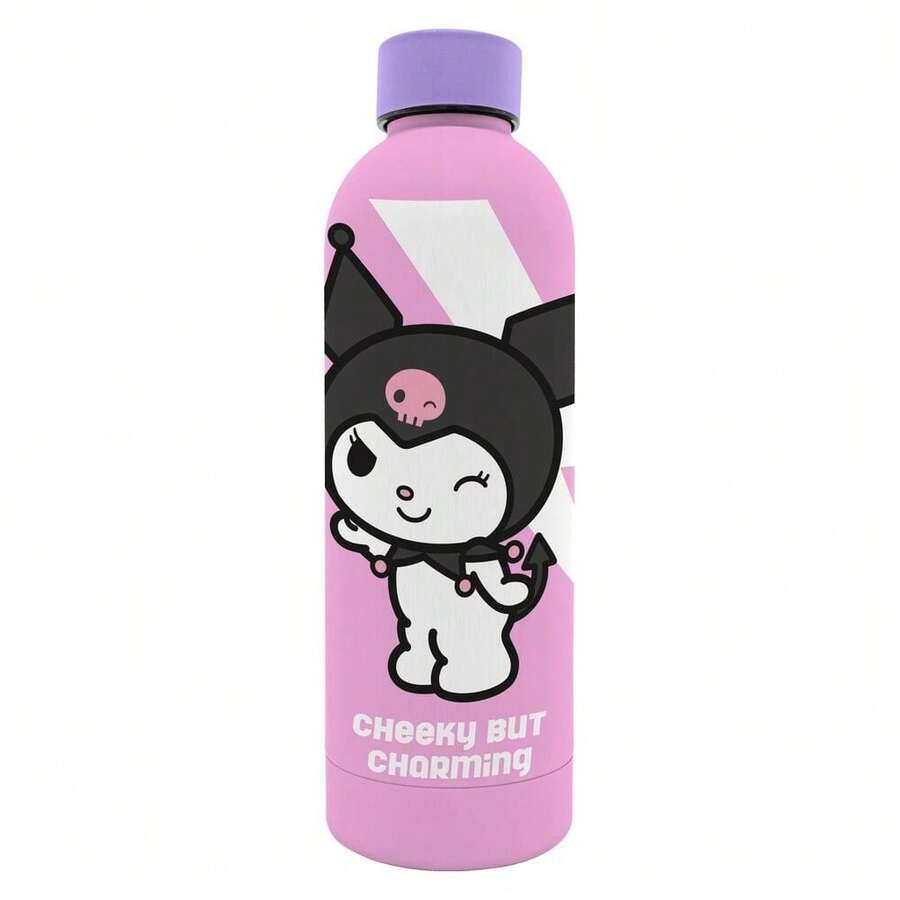 Hello Kitty Safta 800ml 不鏽鋼水壺,可重複使用且耐用,旋蓋式,粉色設計適合兒童,開學與日常使用理想選擇 - 選項5 - 查看 1