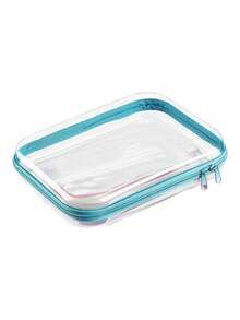 New Medical Pattern Transparent Hard Zipper Protective Box, Medical Bag, Toiletry Bag, PVC Travel Storage Bag With Zipper - Lightweight Fade-Resistant Makeup Toiletry Bag, Hard Plastic Zipper Bag - Multicolor - View 18