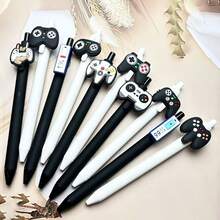 5pcs/10pcs Of Game-Themed Ballpoint Pens, Black And White Color Matching - Suitable For Office, Game Activities, Co-Worker Gifts - Event Giveaways - Sets - View 9