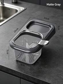 1pc Kitchen Sink Drain Basket, Multi-Functional Drainage Filter Basket With Drip Rack, Food Residue & Tea Leaf Separator, Bathroom Countertop Drying Tray, Home Kitchen Storage Accessory - One Size - View 7
