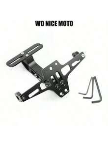 WD NICE MOTO Motorcycle License Plate Holder Mudguard CNC Aluminum Alloy Universal Motorcycle Rear Mudguard Mudguard Eliminator Kit Motorcycle License Plate Holder Motorcycle Accessories - A - View 7