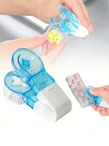 5pcs Separator, Suitable For Multi-Function Portable Pill Dispenser, Medication Contamination Prevention, Pill Dispenser, Medication Separation, Storage, Non-Contact Medication Intake, Most Suitable For Travel, Vacation, Cruise - Conventional - View 8