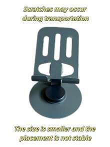 1pc Universal Metal Phone/Tablet Stand, Non-Slip Silicone Base Stable, 360° Rotation & Multi-Angle Adjustment, Metal Material Durable, Fits Phones & Tablets, Suitable For Students, Office Workers, Live Streamers, Binge Watchers, Home, Office, Live Streaming, Video Calls, Streaming, Practical Housewarming Gift, Random Color - Multicolor - View 14