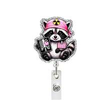 1pc Cute Animal Retractable Rotating Badge Reel For Medical Staff, Radiology ID Card Holder - Multicolor - View 10