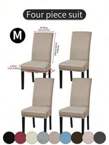 1pc/4pcs/6pcs/10pcs Elastic Soft Parsons Dining Chair Covers, Removable And Washable Universal Fit For Kitchen And Dining Room Chairs, Spring/Summer Green Leaf Print, Furniture Protection And Home Decor, Create Festive Atmosphere For Dining Room, Living Room And Kitchen Chairs - Multicolor - View 29