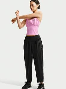 Nike Women's AS W NK ONE Relaxed DF Knit Pants IU1416-010 - Black - View 4