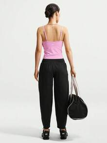 Nike Women's AS W NK ONE Relaxed DF Knit Pants IU1416-010 - Black - View 5