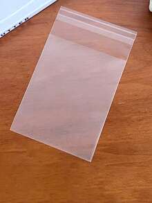 200pcs/Set Transparent Self-Adhesive Opp Bag Photo Cards Protective Storage Bag Gift Bag Decor Packing , Packing Bag - Clear - View 2