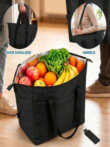 Medium Cooler Bag, Foldable Insulated Cool Bag With 20 Litre Capacity, Versatile Storage For Picnics And Outdoor Activities, Compact Design For Easy Transport And Space Saving - Regular Model - View 2