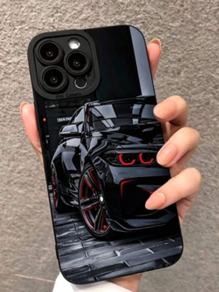 Precision Hole Straight Edge Painted Anti-Drop Phone Case P14 Pro Max 3D P13 Cartoon P11 Painted P12 Anti-Drop XR Cartoon 78GES2 Phone Case XS Compatible With IPhone P15, P16, P16 Pro Max, Series - Multicolor - View 1