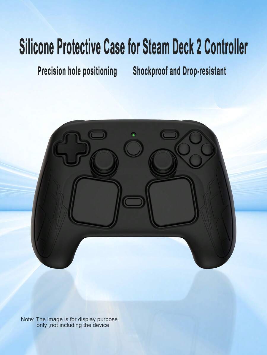 Compatible con Steam Controller 2, accesorio práctico para juegos, a prueba de caídas, antideslizante, antitranspirante, antirayaduras, mejora la sensación y experiencia de operación de juegos - Ver 1