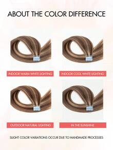 Invisible Hair Extensions Double-Sided Seamless Tape-In Hair Extensions 12-24 Inches With Mini Tape - SP4/27 - View 9