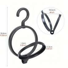 3 Packs Hanging Wig Stand Set, Foldable Hanging Wig Hanger Holder, Collapsible Wigs & Storage Rack,Hat Holder Wig Portable Organizer - View 4