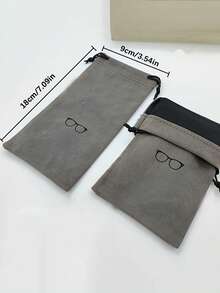 Soft Glasses Storage Bag, Portable Foldable Reusable, Suitable For Home, Car, All Seasons, Unisex Gift - Multicolor - View 5