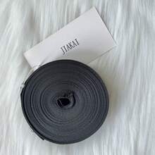 JIAKAI 1 Inch Wide 10 Yards Nylon Webbing Strap,Polypropylene Straps For Bags, Hammocks, Outdoor Climbing And DIY Making Luggage Strap, Pet Collar, Backpack Repairing(Black) - ColorA - View 7
