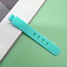 10pcs Multicolor Silicone 4-Hole Cable Organizers, Anti-Loss Earphone Cable Data Cable Charging Cable Storage, Creative Cable Management Clips - Multicolor - View 10