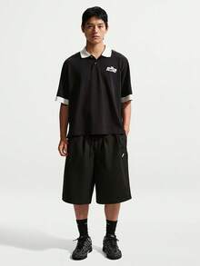 Nike Celana Pendek Tenun Pria AS M NK CLUB STRAIGHT STRCH SH IO3785-010 - Hitam - View 6