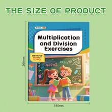 1pc, 9x9 Multiplication And Division Practice Workbook, Math Specialized Training, Multiplication Table Book, Calculation Book, Multiplication And Division Specialized Practice Exercise Book, Complete 9x9 Multiplication Mental Math Question Bank, Strengthen Arithmetic Calculation Ability, Great Gift For Holidays, Essential Math Workbook For Back To School Season, Dedicated Exercise Material For Home Calculation Ability Consolidation. - Multicolor - View 3