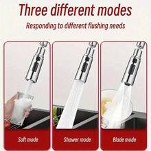 Kitchen Faucet Splash Guard Universal Extension Nozzle, Extension Aerator, Universal Faucet Connector - Multicolor - View 3