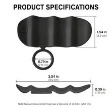 1 Pair Anti-Callus Fitness Palm Pads With Storage Box, Silicone Finger Ring Design, High Elasticity Non-Slip, For Pull-Ups, Deadlifts And Weightlifting - Multicolor - View 4