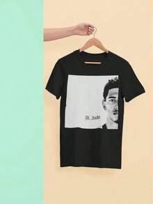Camiseta St Jude Courteeners: Camiseta con el ícono del fútbol Jude Bellingham - Negro - Ver 7
