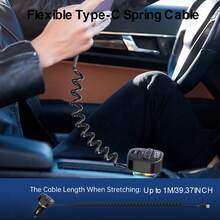藍牙汽車適配器，附 Type-C 充電線 PD 30W 車充與 USB 接口，車用 BT 5.3 FM 發射器，無線 FM 收音機發射器，支援 MP3 播放、免持通話、LED 背光、U 盤 - C52 - 查看 4