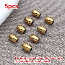 5pcs/Pack 3/4/5/8mm Stainless Steel Round Beads With Large Hole, Jewelry DIY Accessories, Pendant, Bracelet, Necklace Components - Multicolor - View 20