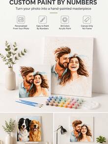 Customized Digital Oil Painting From Your Image (36 Colors) - Multi-color (36 Colors) - View 8