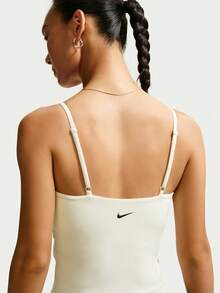 Nike Tank Top Wanita AS W NK ONE DF Fitted Tank Top Camisole IU1420-133 - Putih - View 2