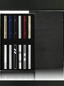1pc/12pcs Jstyle Men's Tie Clip Set, Classic Tie Clip, Suitable For Regular Ties, Tie Clips, Perfect For Weddings, Anniversaries, Business Occasions - Tie Clip - View 1
