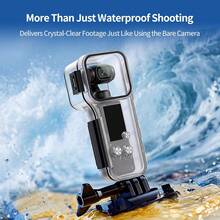 Osmo Pocket 4 防水潛水殼 50M IPX8 防霧強化玻璃潛水保護殼，適用衝浪、激流泛舟、雪上運動 - 查看 3
