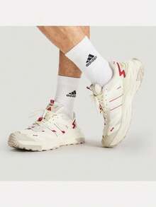 Adidas 中性款 XLG STORM EDGE CNY 低筒跑步鞋 KI1855 - 白色 - 查看 4