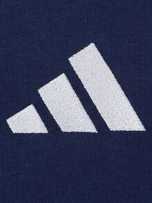 Adidas Kaos Rajut Lengan Pendek Tanpa Kerah Pria Ukuran M 3S SJ TJE6399 - Biru - View 4