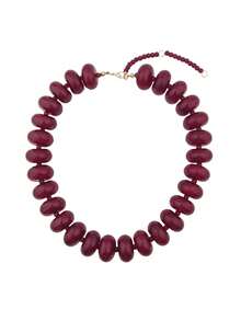 1pc Bohemian Fashion Casual Dopamine Beaded Necklace, Suitable For Daily, Vacation, Travel, Casual Wear, Fashionable Jewelry Gift For Family And Friends - Resin Necklace - View 29