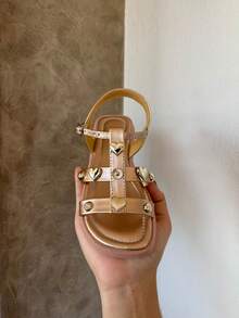 New Arrival Girls' Casual Sandals, Super Light And Comfortable - 乾枯玫瑰色 - 查看 3