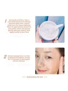 NOVO Clear Skin Makeup Remover Balm, Gentle Deep Cleansing For Face; Eye, Lip And Face Makeup Remover Water, Lotion And Oil - 01# Cleansing Sea Mud - View 9