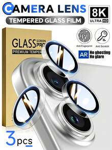 MIGAE 3pcs - Clear Camera Lens Protector Film For IPhone 17/16/18 Pro/18 Pro Max/16 Plus/17 Pro Max/16 Pro Max/15 Pro Max/14 Pro Max/13 Pro Max/12 Pro Max/11 Pro Max, Tempered Glass High Definition Independent Anti-Scratch Camera Protector Case Accessory - Clear - View 19