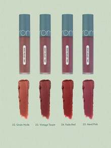 Rom&nd Romand ZERO VELVET TINT 23 VINTAGE TAUPE 絲絨霧面唇釉，高顯色、持久、輕盈不乾澀、平滑唇部、柔霧模糊效果，適合新手日常使用，K-Beauty 韓系彩妝，Olive Young，禮品 5.5g/0.194oz - 23 VINTAGE TAUPE - 查看 10