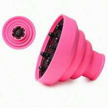 1 Set Foldable Silicone Hair Dryer Diffuser Attachment, Portable Universal, Helps Reduce Frizz And Enhance Curls, Suitable For Curly, Wavy Or Voluminous Hair, Heat Resistant Lightweight Compact, Perfect For Travel, Home Or Salon Use - Multiple Styles - View 12