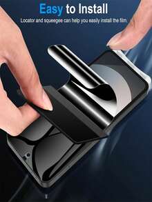 5pcs Hydrogel Privacy Screen Protector, Compatible With Samsung Galaxy Z Flip 8/7/SE/Z Flip 6/Z Flip 5/Z Flip 4/Z Flip 3, Anti-Peeping Soft TPU Screen Protector (Non-Tempered Glass) (Supports Face Unlock) - 5 Pieces - View 4