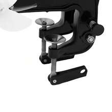 Four-Stroke 4-Horsepower Air-Cooled Gasoline Outboard Engine With Short Shaft - Black - View 11