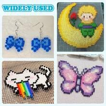 2.6mm Perler 珠子板，大尺寸透明正方形圓形六角形釘板套組，DIY 材料模板，適合使用熔融珠子進行手工藝項目與創作，Perler 珠子手工藝 - 2.6毫米 - 查看 3