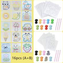 8/9pcs Beginner Sewing Kit, Entry-Level Set - Assorted Styles Including Plastic Needles, Threads, DIY Sewing Board, Kids Felt Craft Kit, Helpful For Developing Fine Motor Skills, Ideal For Children's Day/Birthday Gift - Multicolor - View 19